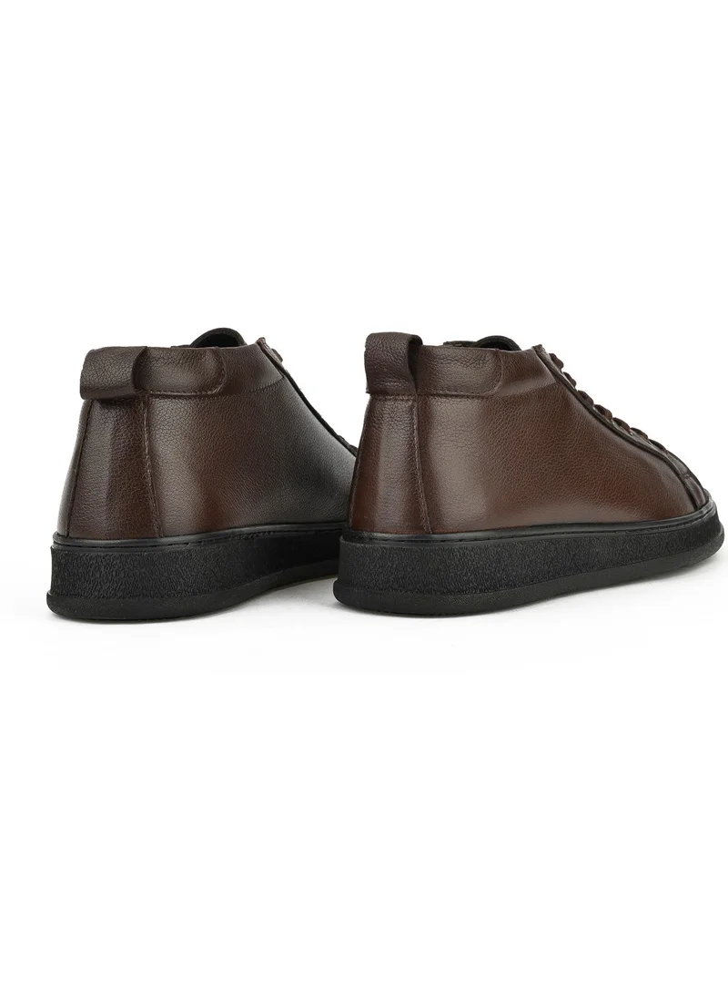 Ziya , Men's Genuine Leather Boots 1331025Z852 Brown