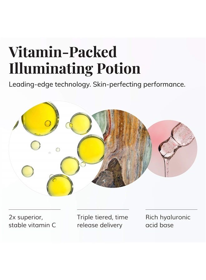 Le Mieux Vita-C Serum - Concentrated Vitamin C & Glutathione Antioxidant Facial Serum for Glowing Skin, VIT C Face Serum to Address The Appearance of Uneven Tone & Blotchiness (1 oz / 30 ml)  - Image 2