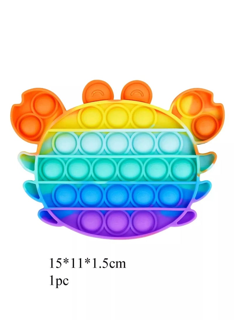 Generic Crab Shaped Push Pop Bubble  - Image 2