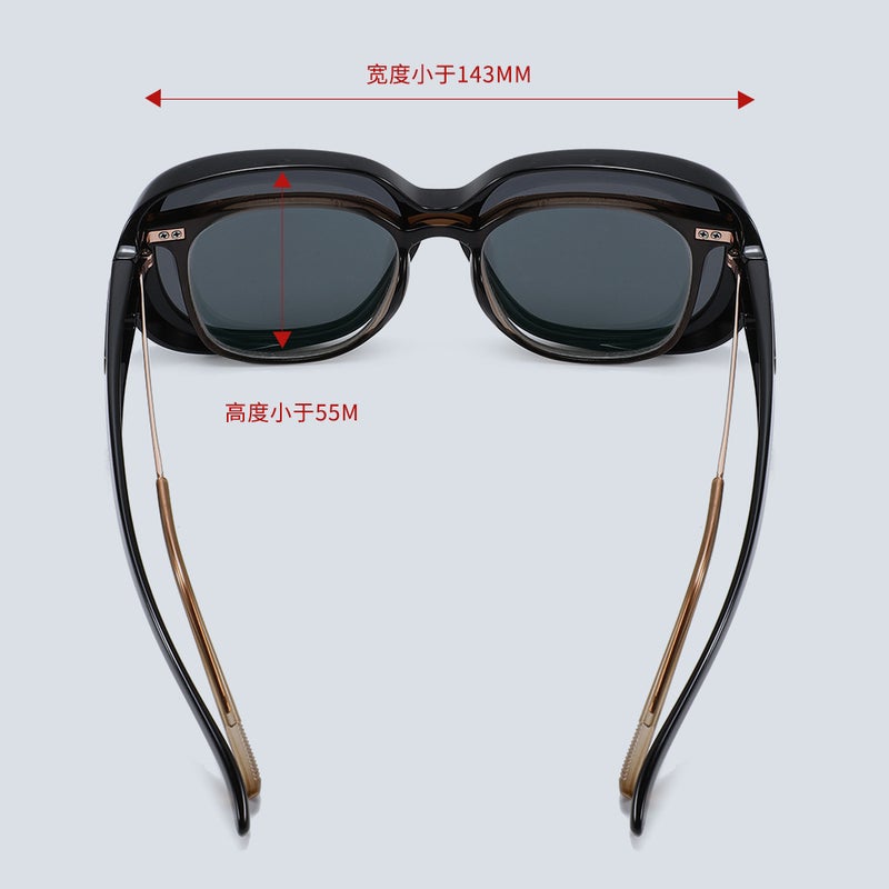 2025 High-Quality Tr Polarized Myopia Set Of Glasses For Outdoor Travel, Anti-Uv For Men And Women Driving Hm563 - Image 4
