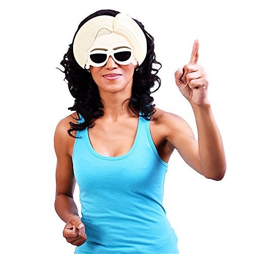 Sun-Staches The Hill' Hillary Clinton Sunglasses | Political Novelty Costume Accessory | UV400 | One Size Fits Most - Image 3