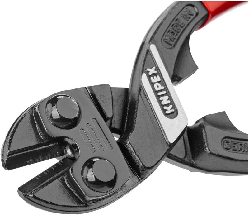 KNIPEX CoBolt Compact Bolt Cutters - 200 mm, Black Atramentized with Plastic Coated Handles - Image 2