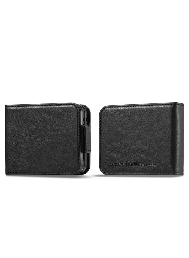 Case For Samsung Galaxy Z Flip6 5G RFID Anti-theft Leather Phone Case