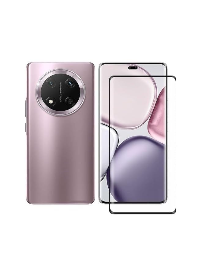 بروماس زجاج مقسى لهاتف Honor X9C، واقي شاشة غراء كامل من الحافة إلى الحافة زجاج مقسى منحني ثلاثي الأبعاد مضاد للخدش صلابة 9H فيلم زجاج مقسى لهاتف Honor X9C - Image 1