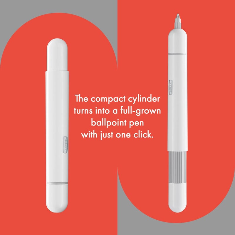Lamy Pico Pocket Ballpoint Pen - White High-Gloss Finish - Image 4