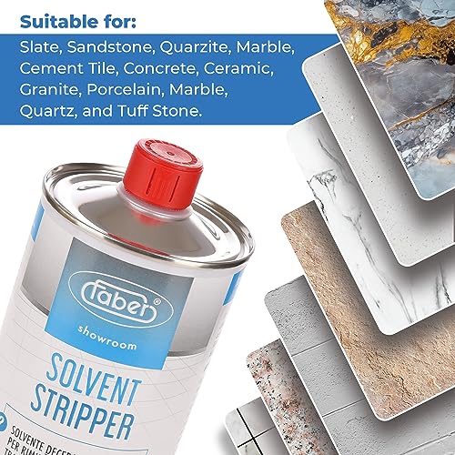 FABER Floor Stripper For Tile & Stone Quick Instant Removal Of Stubborn Dirt & Grease Stains On Tiles, Surfaces & floors. Best Solvent Based Wax Remover & Deep Cleaner For Home & Commercial Use - Image 4