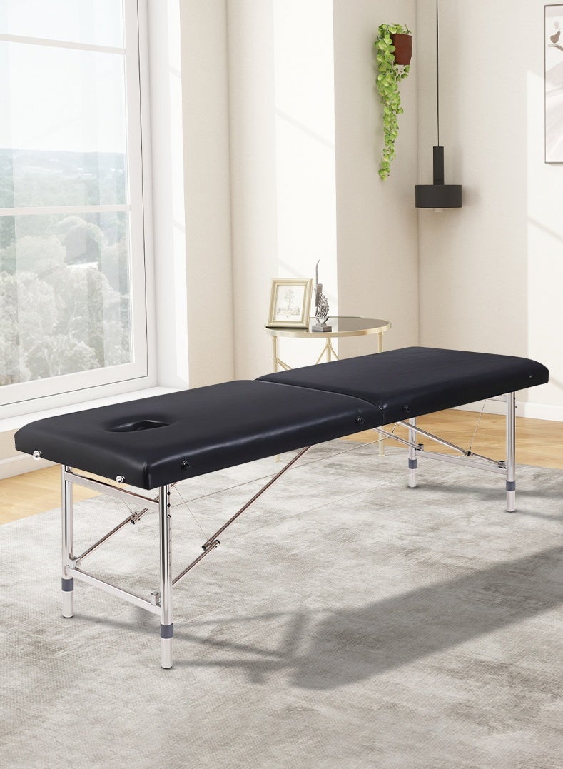 Folding Massage Bed, Beauty Bed With Facial Hole, SPA Bed, A Must-Have For Home And Professional Beauty Salons - Image 1