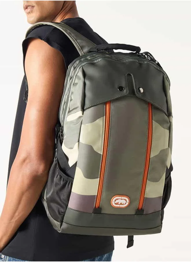 إيكو يو إن إل تي دي. Ecko Unltd Camouflage Print Backpack with Adjustable Shoulder Straps