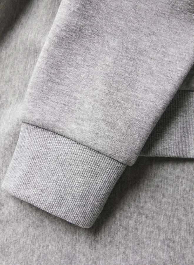 JJ Rebel by Jack & Jones Logo Box Print Rib Cuffed Hoodie