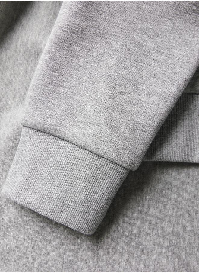 JJ Rebel by Jack & Jones Logo Box Print Rib Cuffed Hoodie  - Image 3