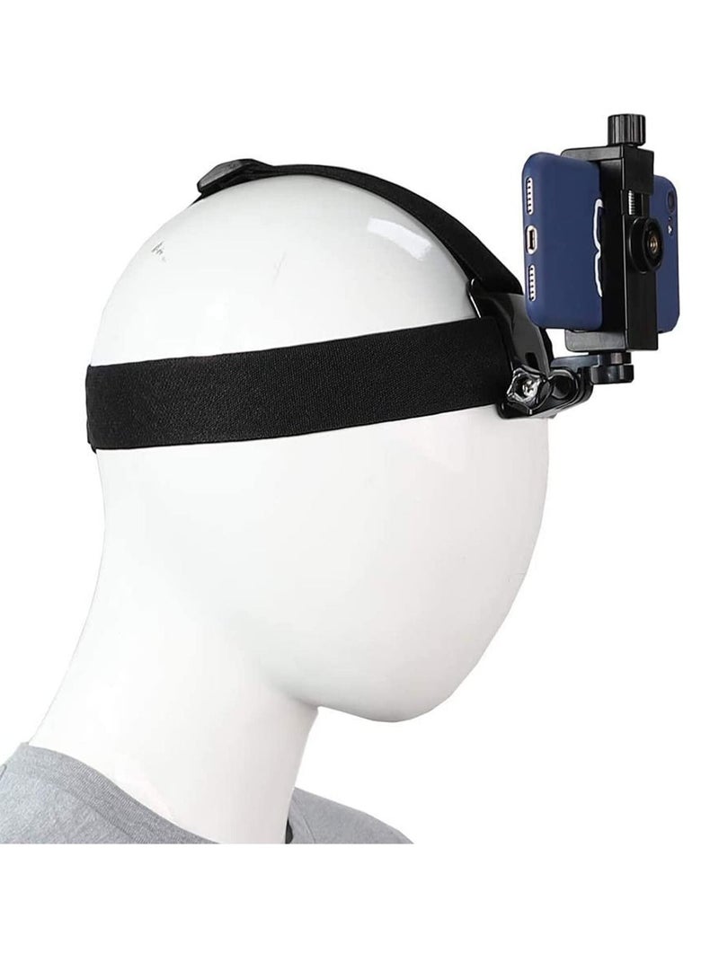 Earldom Head Strap Holder Mobile Phone Mount First Person View Live Shooting Bracket Holder for Phone - Image 3