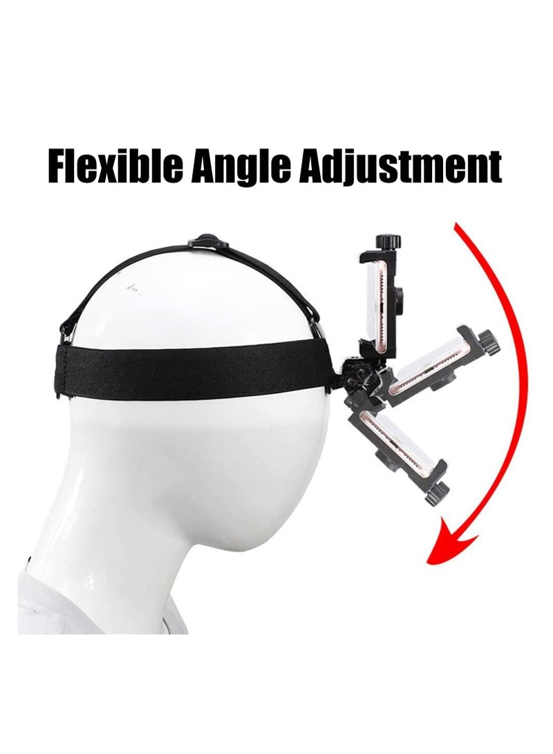 Earldom Head Strap Holder Mobile Phone Mount First Person View Live Shooting Bracket Holder for Phone - Image 2