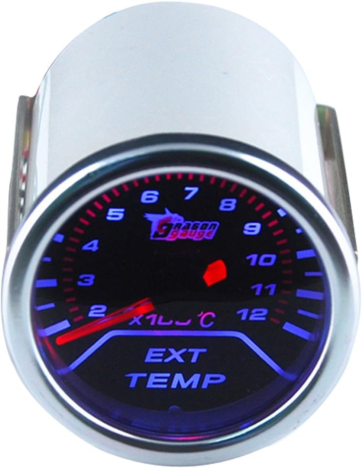 E Support Car 2" 52mm EGT Exhuast Gas Temp Gauge Meter Temperature - Image 1
