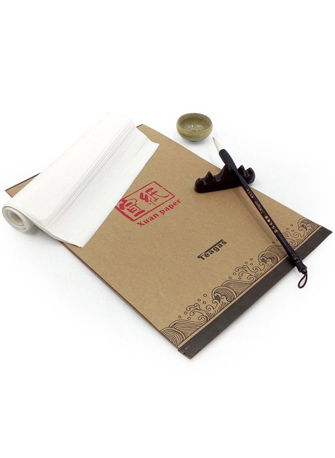 Teagas 35 Sheets Chinese Calligraphy Rice/Xuan Paper(36cm 25cm) - Image 4