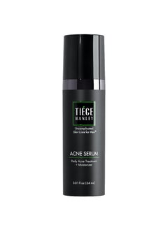 tiege hanley Tiege Hanley Mens Acne Serum for Face  Lightweight Facial Acne Serum with Salicylic Acid Granactive Complex  Tea Tree Oil for Blackheads Open Pores  Redness  Moisturizer for Oily Skin 