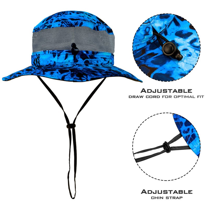 Kastking KastKing Sol Armis UPF 50 Boonie Hat - Sun Protection Hat, Fishing Hat, Beach & Hiking Hat, Paddling, Rowing, Kayaking Hat,Prym1 Bali - Image 4