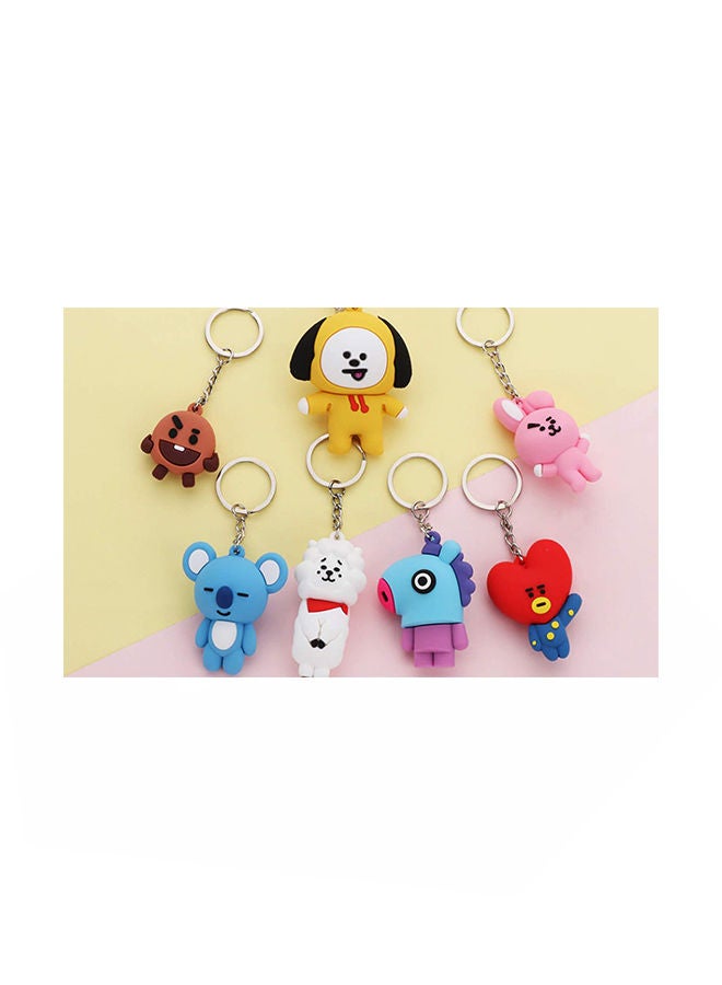 NIBEMINENT Bts Kpop Bangtan Boys keychain keyring New Fashion Gift (koya) Blue - Image 2