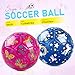 ZOOJOY Soccer Ball Size 2 2 Pack Cartoon Ball with Pump Mesh Bag Butterfly Unicorn Toddler Girl Toys for 1 2 3 4 5 6 Years Old Perfect Sensory Toys for Girls Boys Indoor Outdoor Play Balls Gifts - Image 4
