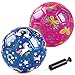 ZOOJOY Soccer Ball Size 2 2 Pack Cartoon Ball with Pump Mesh Bag Butterfly Unicorn Toddler Girl Toys for 1 2 3 4 5 6 Years Old Perfect Sensory Toys for Girls Boys Indoor Outdoor Play Balls Gifts - Image 2