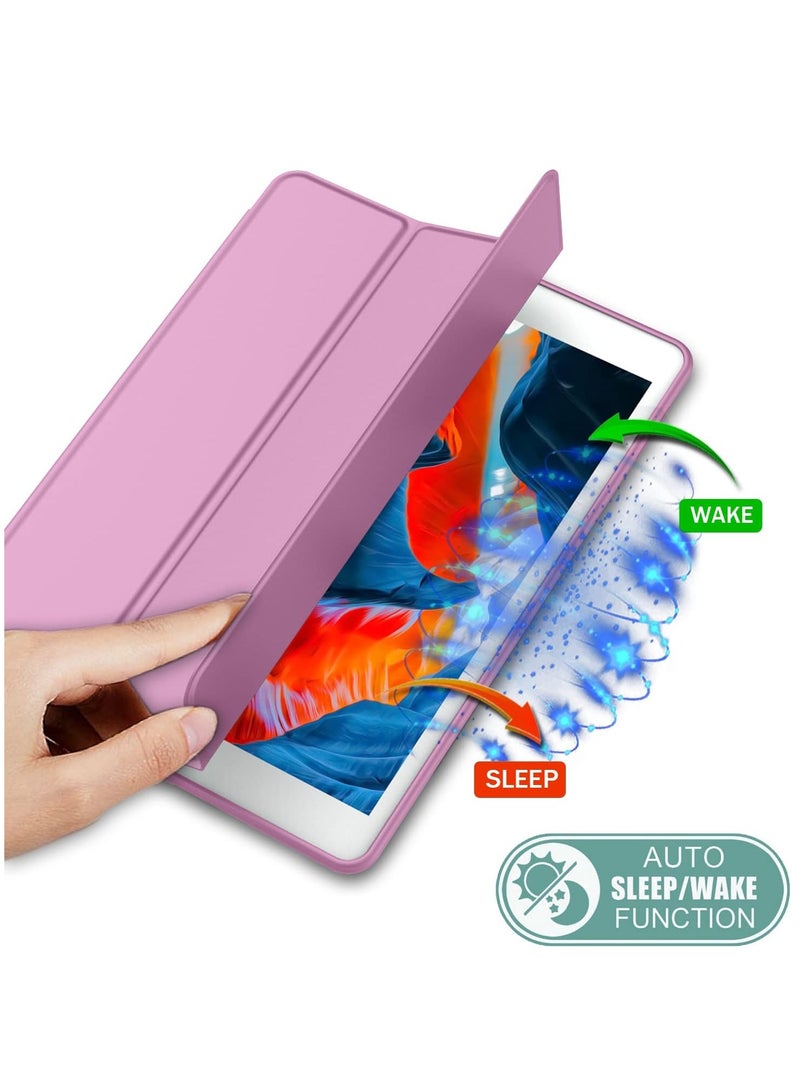 iPad 9th/8th/7th Generation case (2021/2020/2019) iPad 10.2-Inch Case with Pencil Holder [Sleep/Wake] Slim Soft TPU Back Smart Magnetic Stand Protective Cover Cases - Image 2