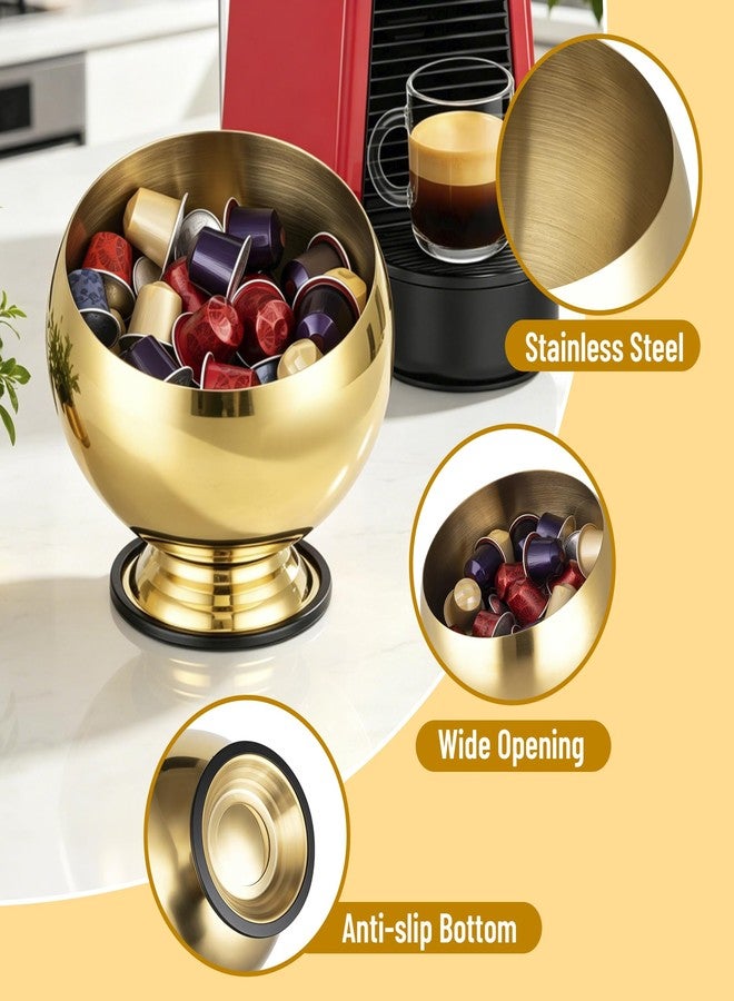 Recaps Coffee Pod Holder Compatible with Nespresso, Compatible with K Cup, Coffee Capsule Holder, Multi-Use Coffee Pod Organizer for Coffee Bar, Countertop, Jewelry & Home Organization, Non-Slip Base Design - Image 3