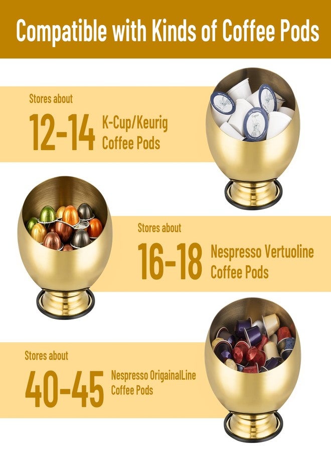 Recaps Coffee Pod Holder Compatible with Nespresso, Compatible with K Cup, Coffee Capsule Holder, Multi-Use Coffee Pod Organizer for Coffee Bar, Countertop, Jewelry & Home Organization, Non-Slip Base Design - Image 5