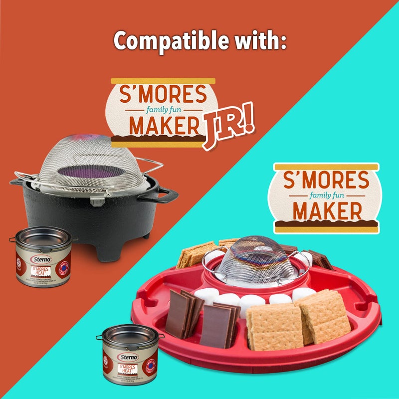 Sterno S'mores Heat Ethanol Fuel Can - Ethanol Gel Cans with 45-Minute Burn Time, Chafing Dish Fuel Cans & Gel Fuel Cans for Fire Bowl - Fuel Cans for Food Warmer, Fondue, & Buffet Kit - Pack of 2 - Image 3