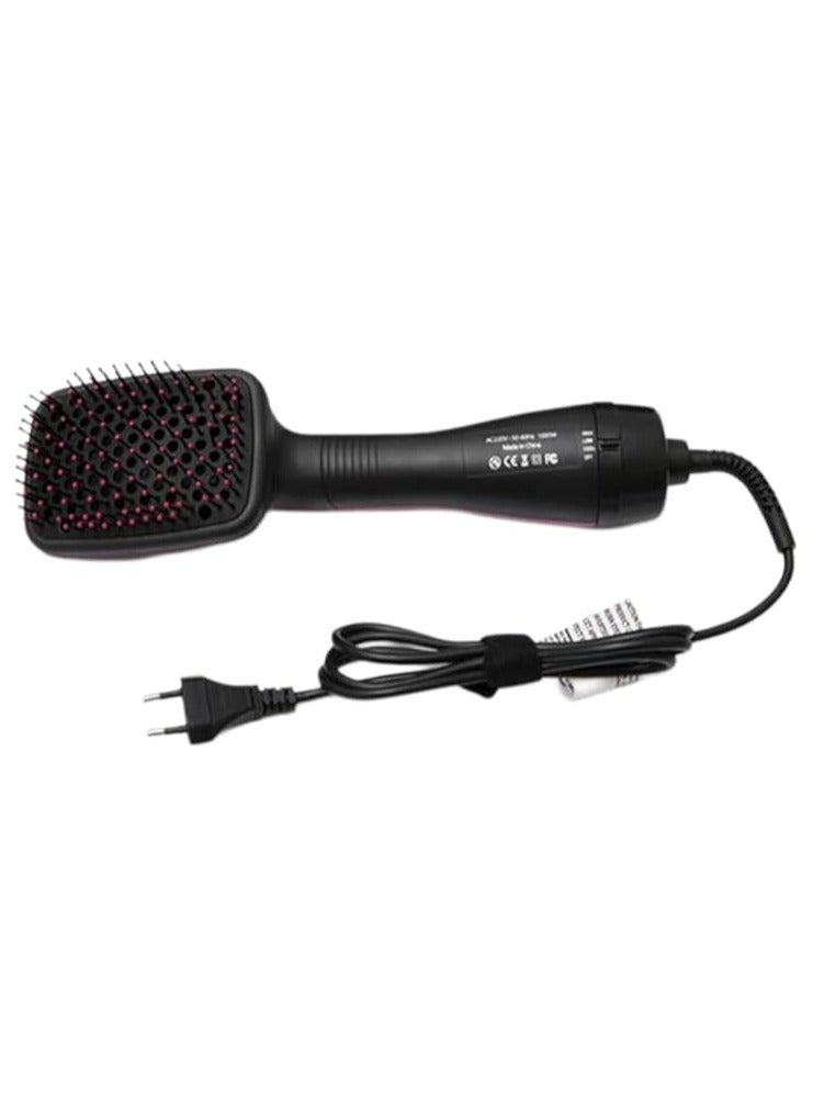 JAJEEK 2-in-1 Hair Dryer and Straightener Brush, Ionic Hot Air Styler with Frizz Control, Fast Drying, Detangling, Volumizer Comb, Ceramic & Tourmaline Technology, Multiple Heat Settings, for Smooth & Shiny - Image 3