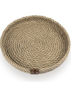 Naturalove Decorative Jute Accessory Basket Round Medium Size  - Image 3