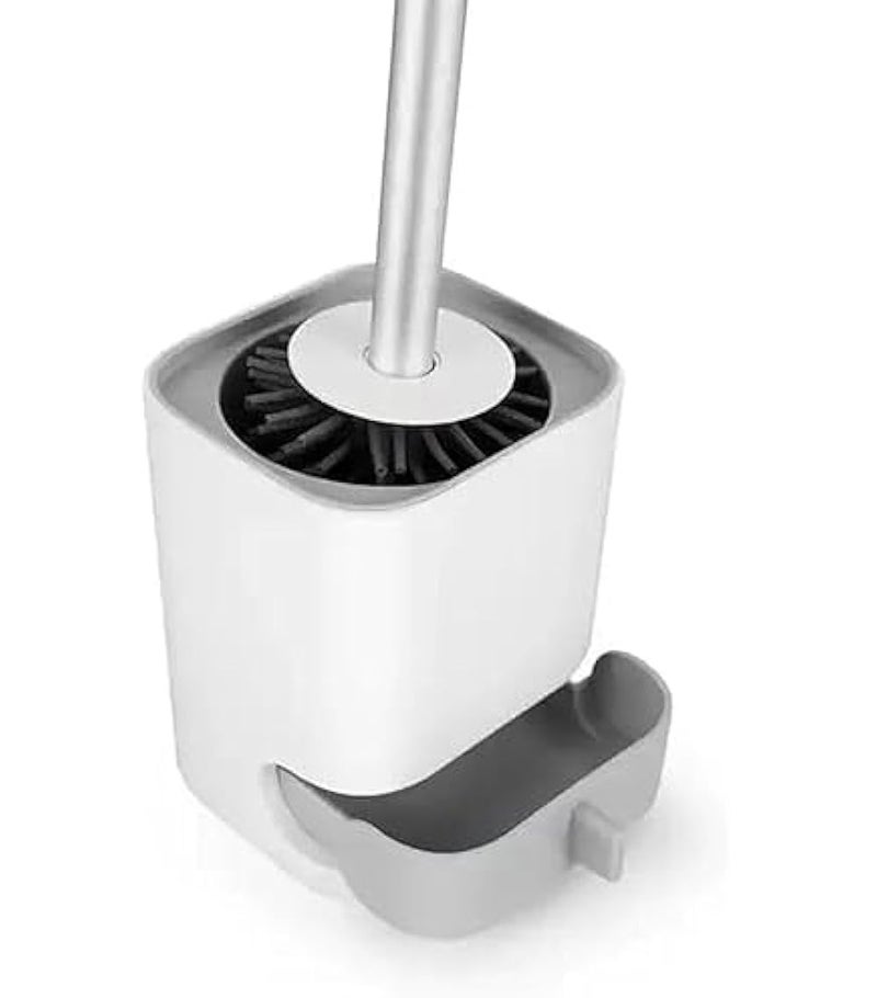 Toilet Cleaning Brush Flexible Head Separate Holder Quick Drying Base Imported Materials - Image 4