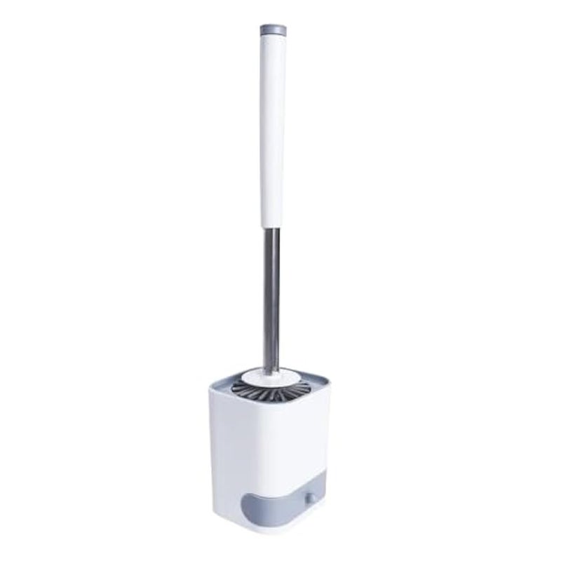 Toilet Cleaning Brush Flexible Head Separate Holder Quick Drying Base Imported Materials - Image 1