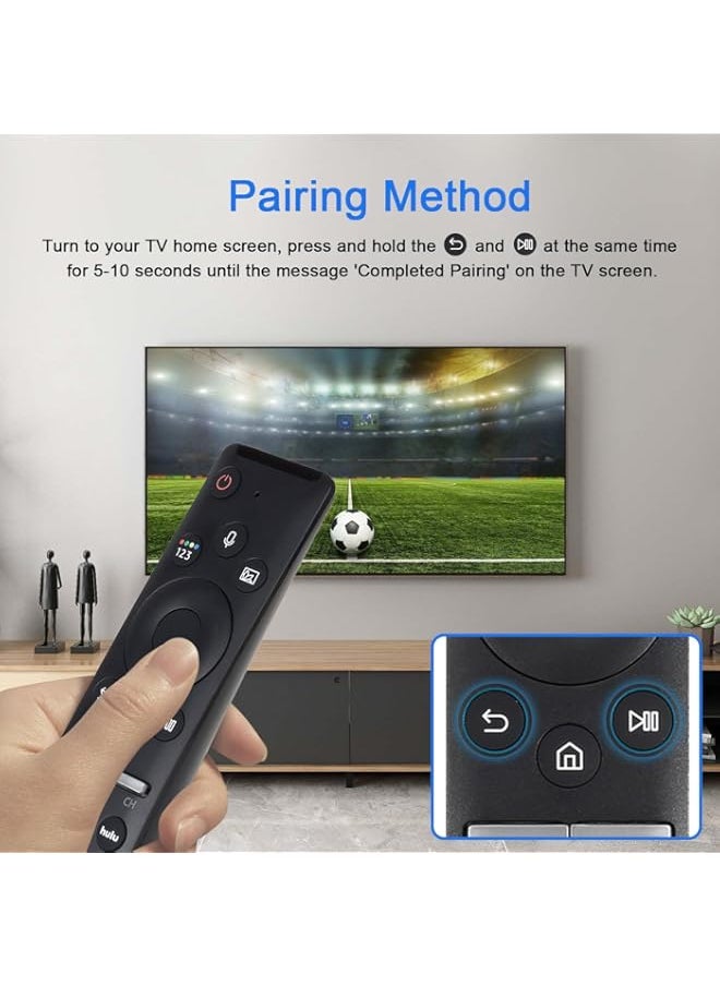 New Voice Remote Control BN59-01312A Compatible with Samsung 4K LCD LED QLED UHD Smart TVs and Samsung 6 7 8 9 Series Remote Control with Netflix and Prime Video Buttons Support Voice Function
