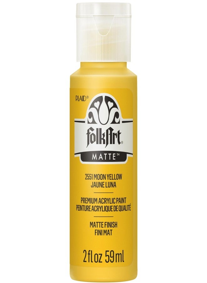 FolkArt Acrylic Paint in Assorted Colors (2 oz), 2551, Moon Yellow - Image 1