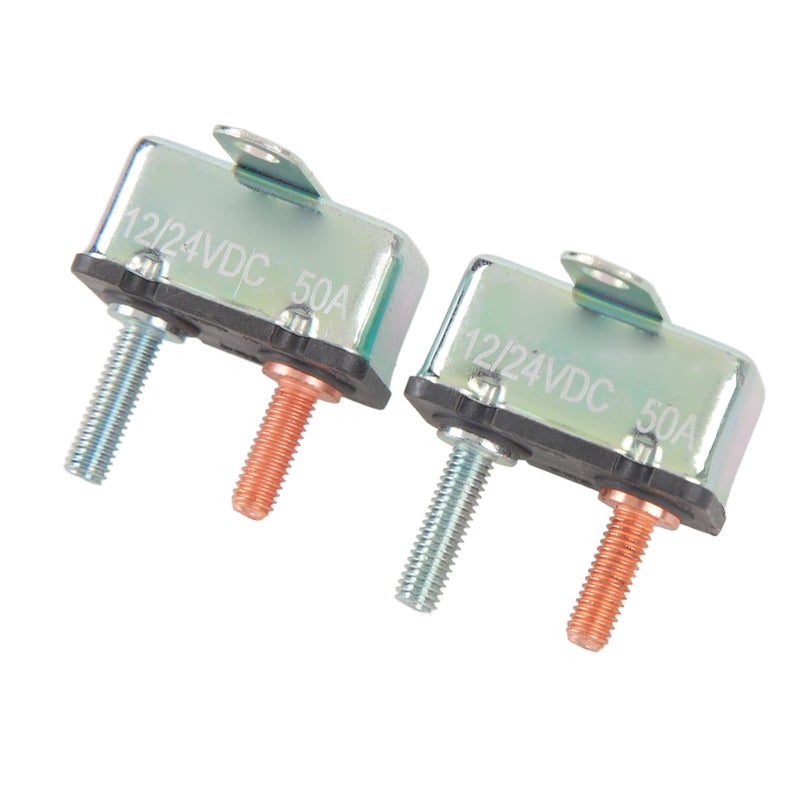 Automatic Reset Circuit Breaker 50A For 12V 24V Vehicles Winches Yachts ATVs - Image 3