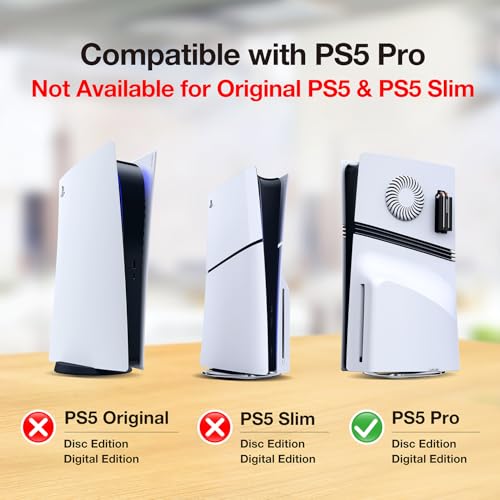 GRAUGEAR PS5 Pro M.2 SSD Cooling Pack, Ventilation PS5 Pro Cover and Open-Air M.2 SSD Heatsink, Heat Pipe Cooler for PS5 SSD, Pure Copper Heat Pipe, Cross Ventilation Design (PS5 Pro) - Image 2