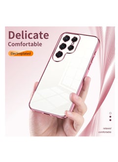 Zaboon For Samsung Galaxy S23 Ultra 5G Transparent Plating Fine Hole Phone Case(Green)  - Image 5
