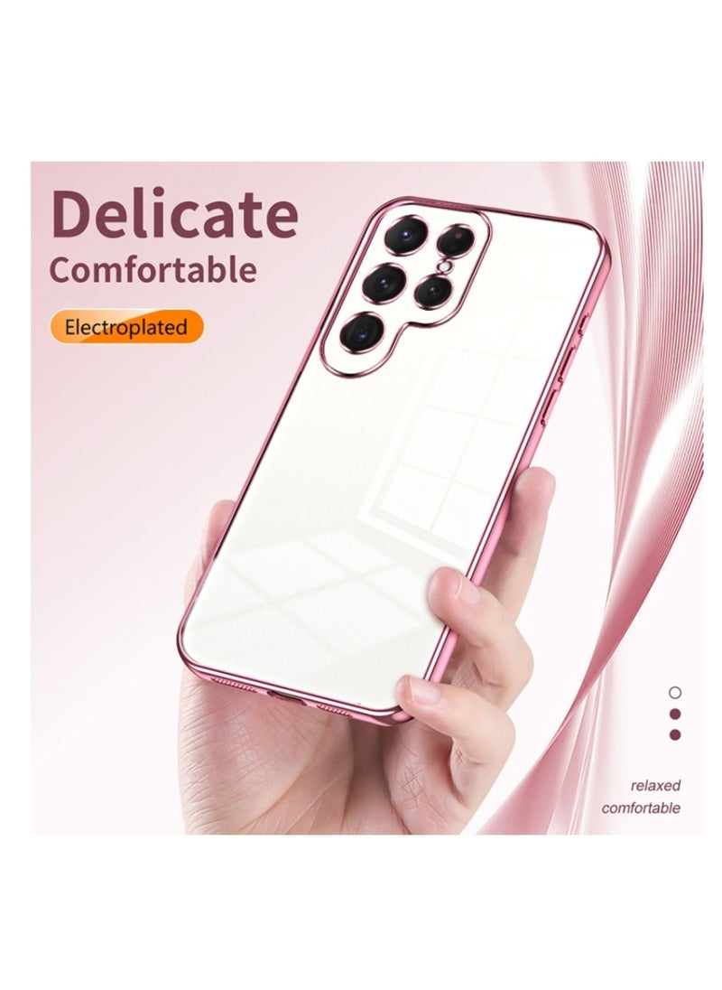Zaboon For Samsung Galaxy S23 Ultra 5G Transparent Plating Fine Hole Phone Case(Green)  - Image 5