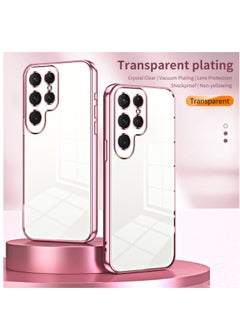 Zaboon For Samsung Galaxy S23 Ultra 5G Transparent Plating Fine Hole Phone Case(Green)  - Image 2