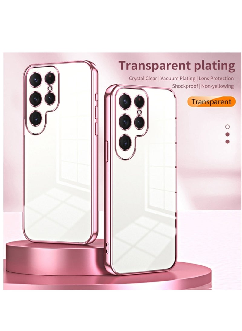 Zaboon For Samsung Galaxy S23 Ultra 5G Transparent Plating Fine Hole Phone Case(Green)  - Image 2