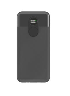 20000mAh Powerbank Digital Display with Type-C & Lightning Cable - Black