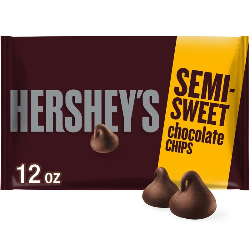 Hershey's HERSHEYS SemiSweet Chocolate Baking Chips Bag 12 oz - Image 3