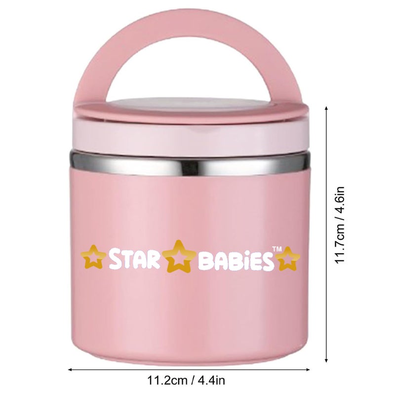 Star Babies - Cute Cat Lunch Box & Food Jar - 500ml - Image 3