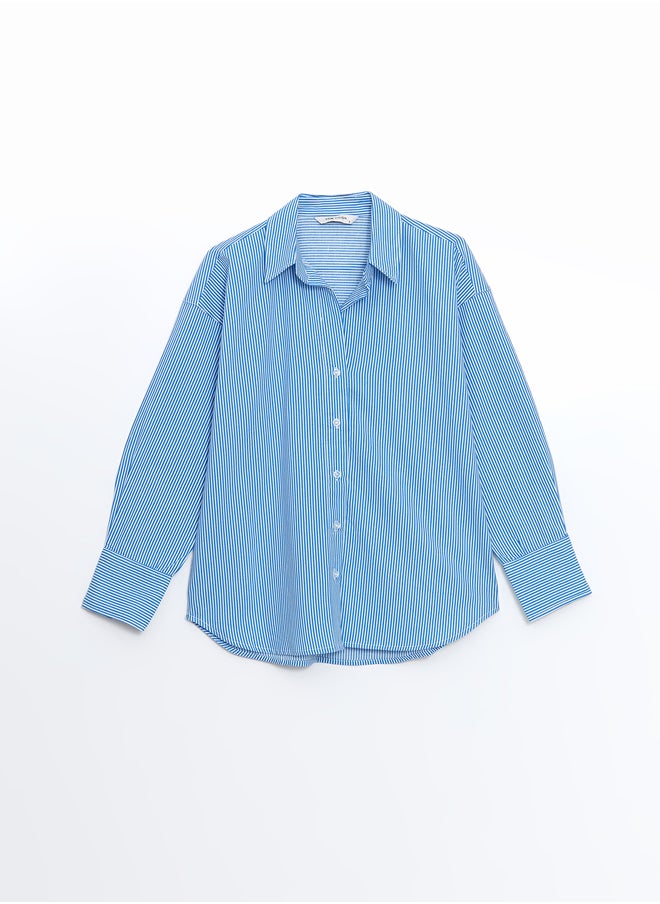 LC WAIKIKI - Striped Poplin Women's Shirt - Image 1