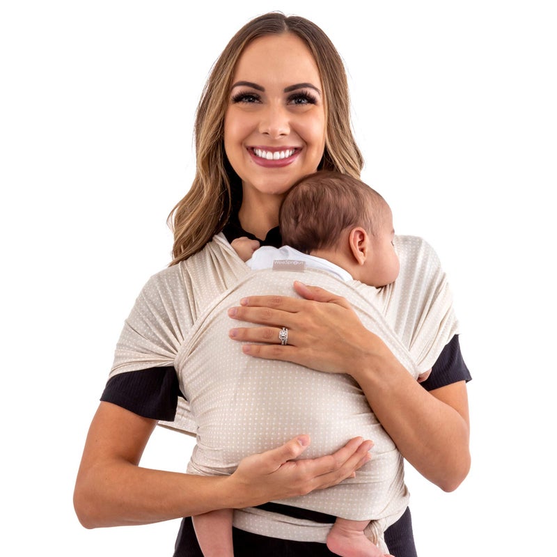 WeeSprout Baby Wraps Carrier - Perfect Child Sling for Newborn and Infant, Enhances Bonding, Soft and Breathable, Ideal for Babywearing - Image 1