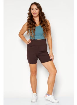 BB Dakota by Steve Madden Women Regular Fit Plain Shorts, Brown  - Image 2