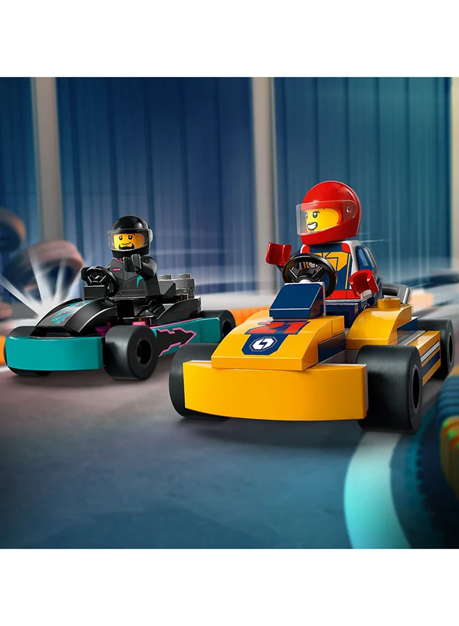 LEGO City Go-Karts and Race Drivers Toy Set 60400 (99) Pieces