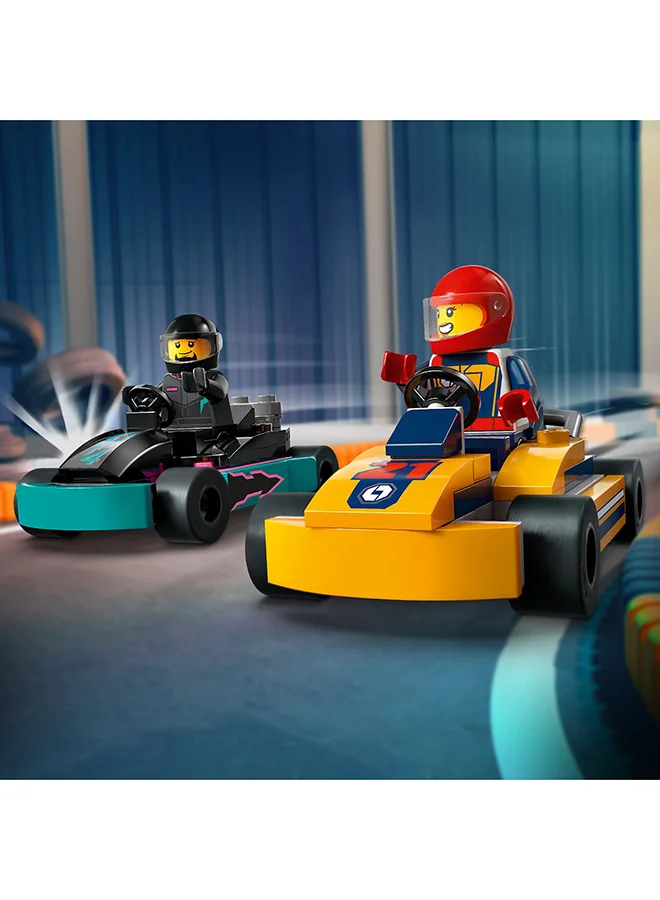 LEGO City Go-Karts and Race Drivers Toy Set 60400 (99) Pieces