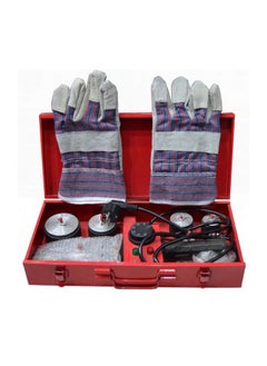 Edon Professional PPR Pipe Welding Machine for 20mm to 63mm Pipes, Durable Plastic Tube Fusion Welder Set with Adjustable Temperature, Includes Welding Heads, Gloves & Carry Case for Plumbing Use 