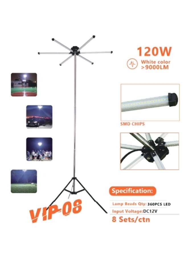 Crony VIP-08 120W Outdoor Multi-Fuction Camping Picnic barbecue Six side Lamp full set light - Image 3