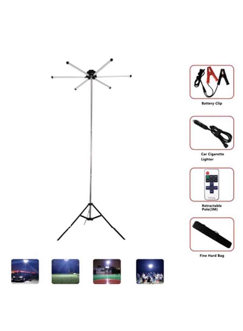 Crony VIP-08 120W Outdoor Multi-Fuction Camping Picnic barbecue Six side Lamp full set light - Image 2